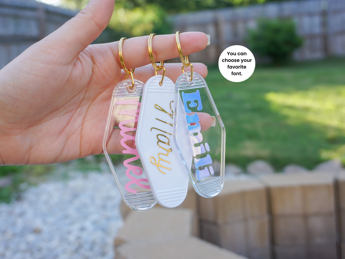 Custom Retro Keychain