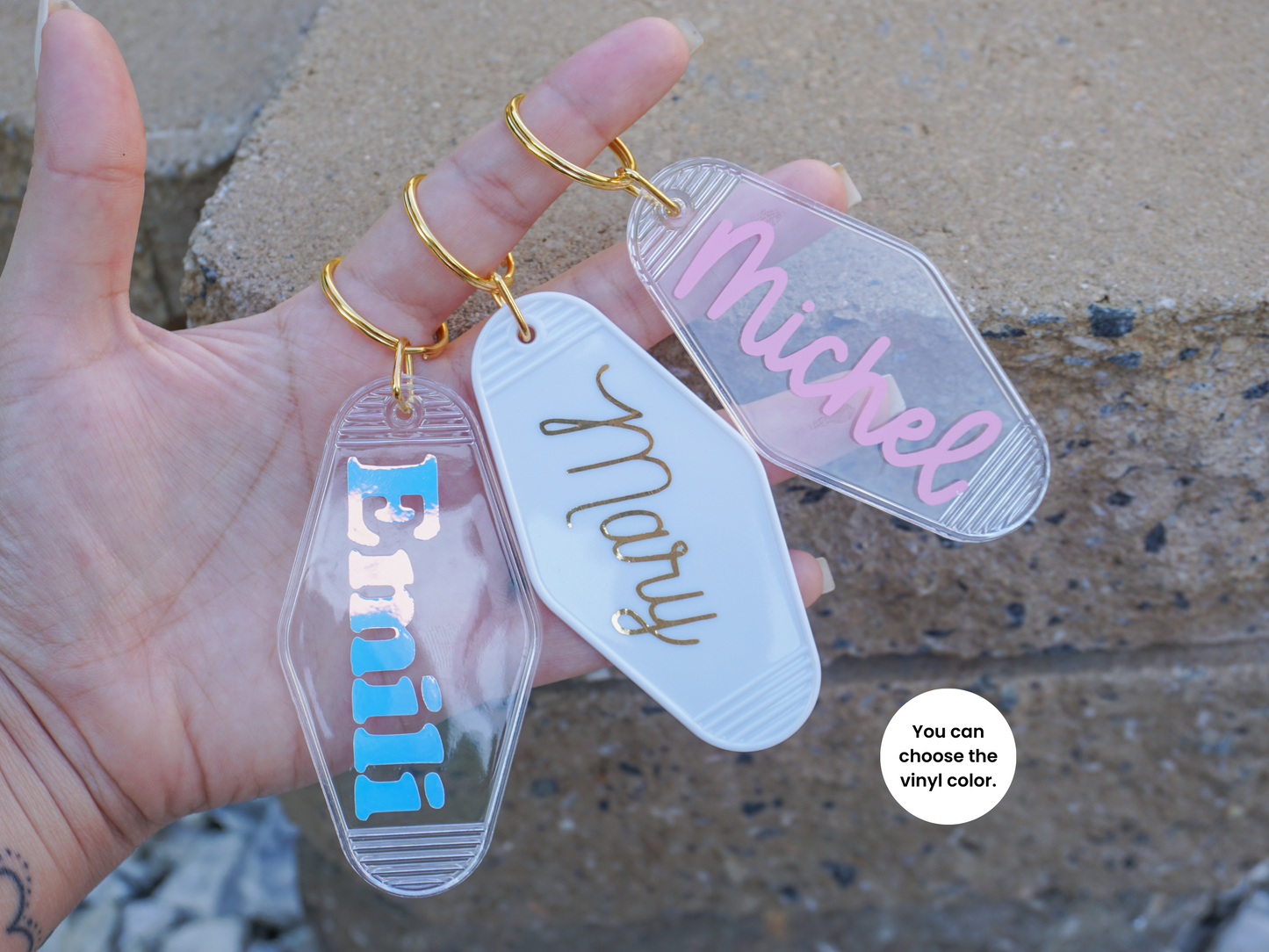 Custom Retro Keychain