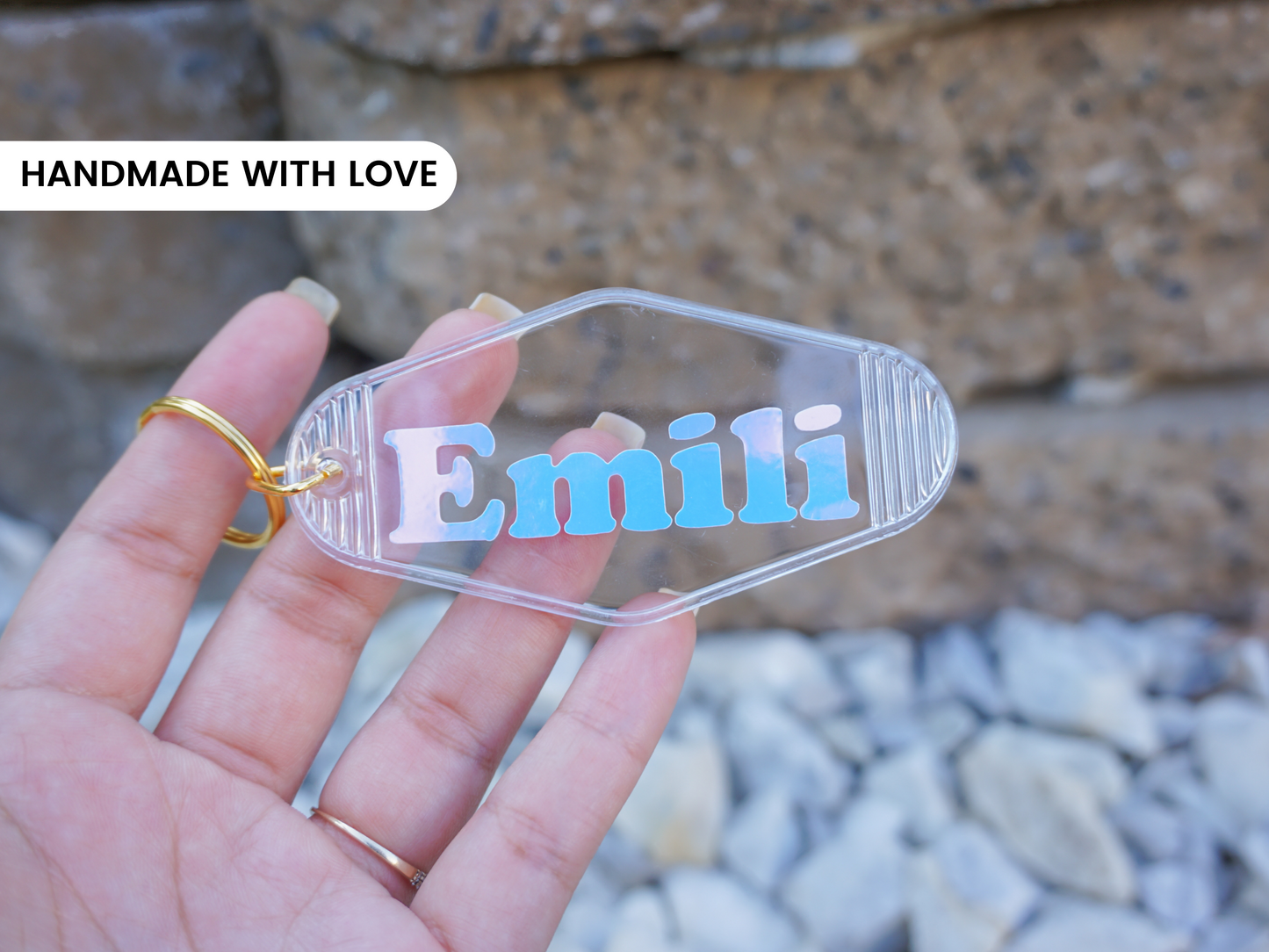 Custom Retro Keychain