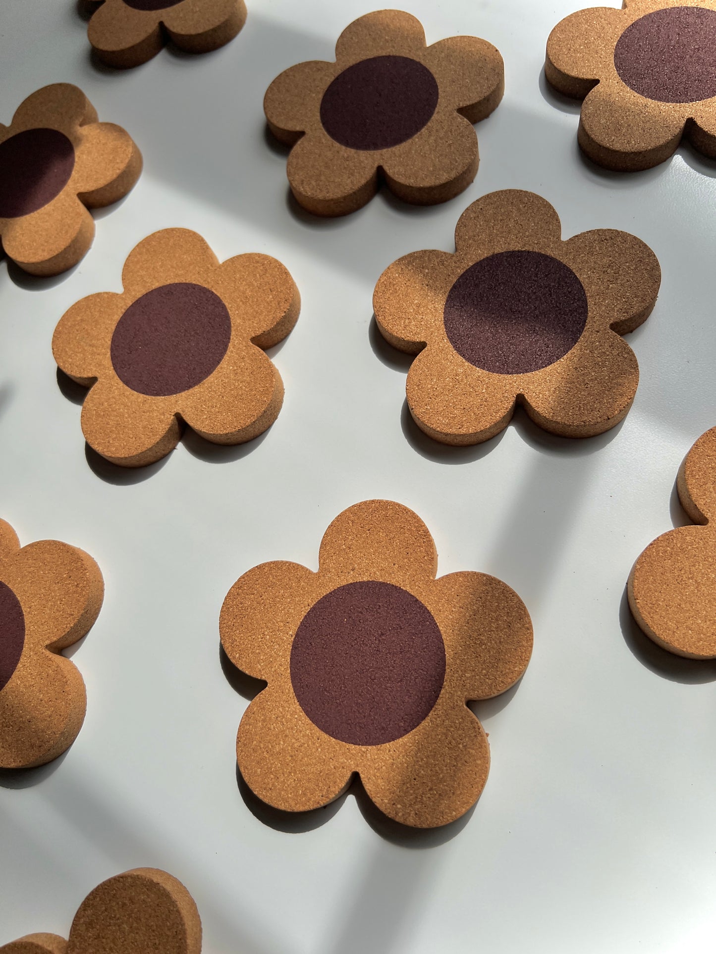Daisy Flower Cork Coaster