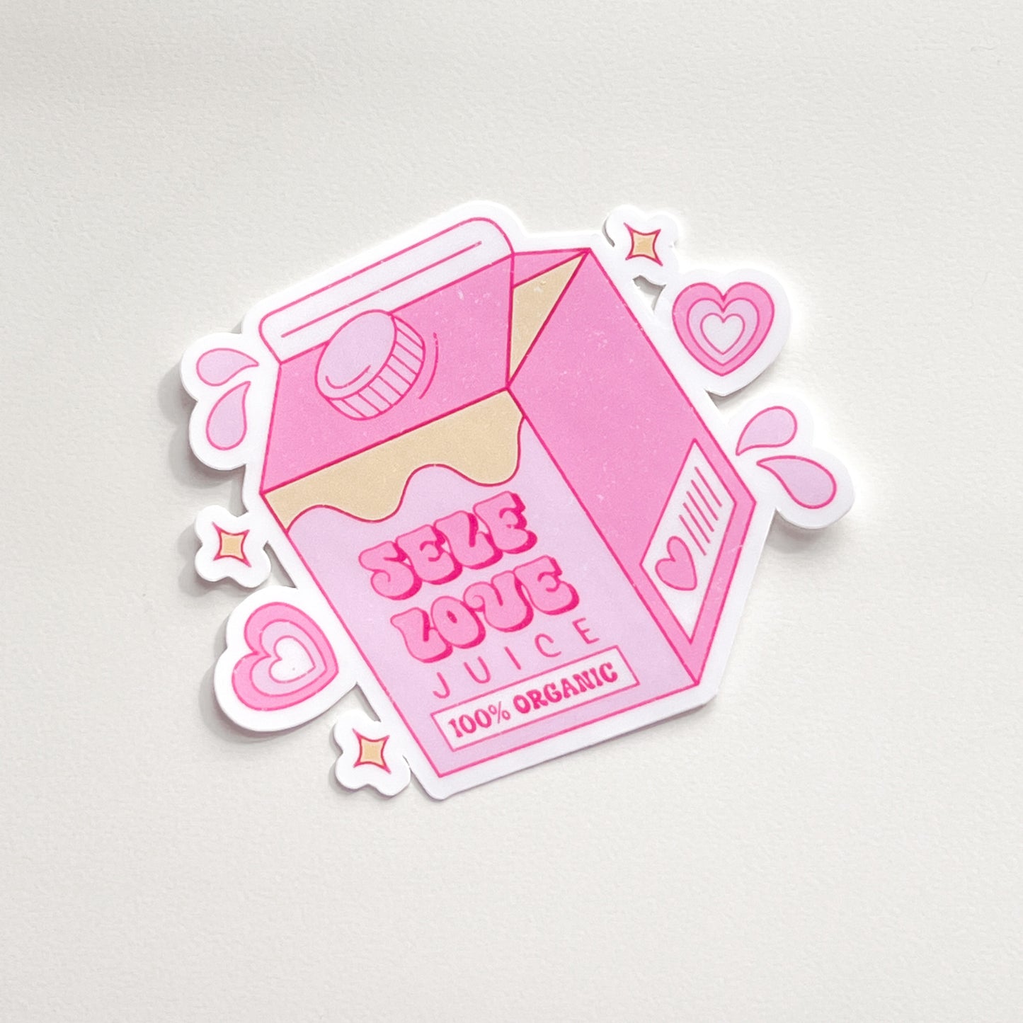 "Self Love Juice" Glossy Sticker