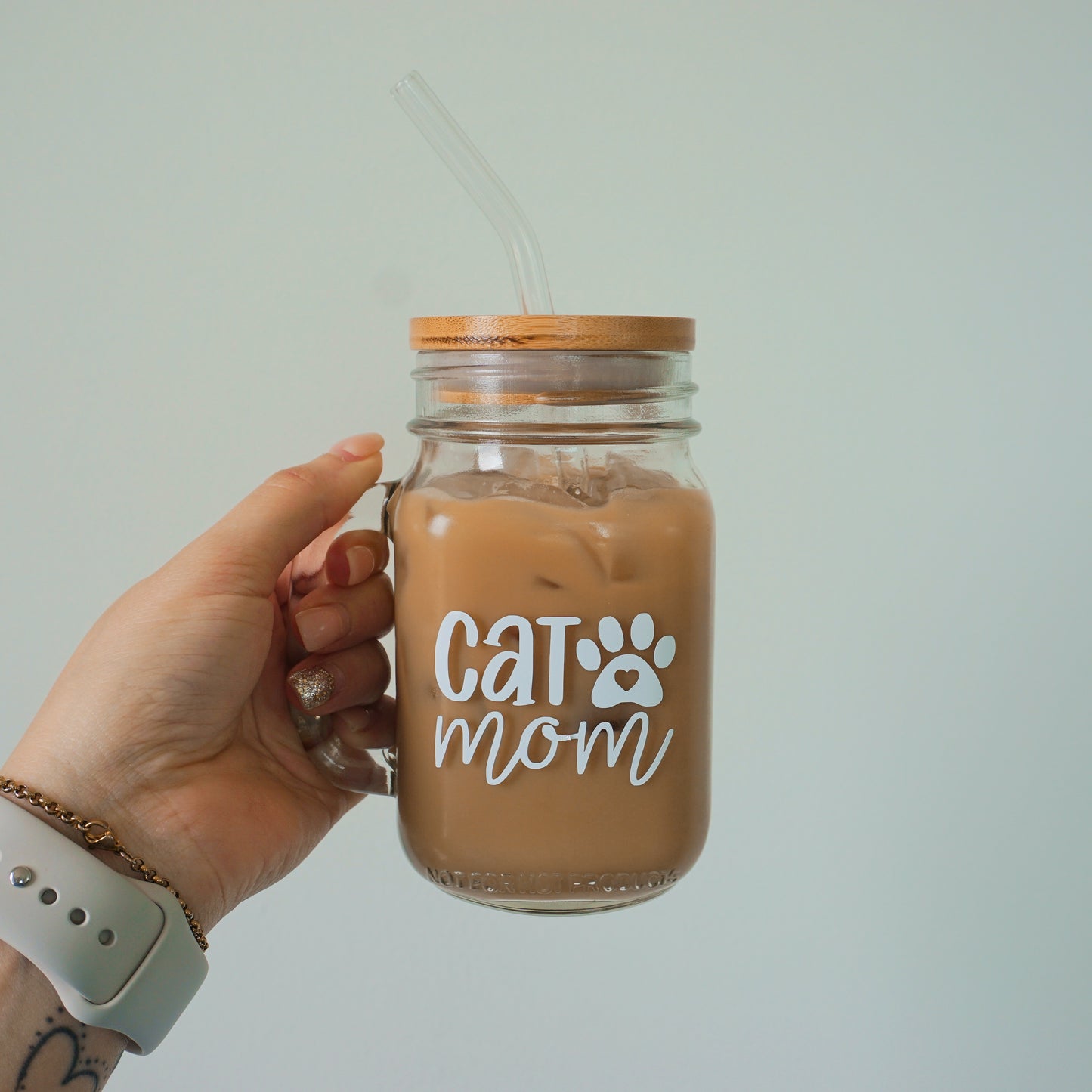Cat Mom | Mason Jar