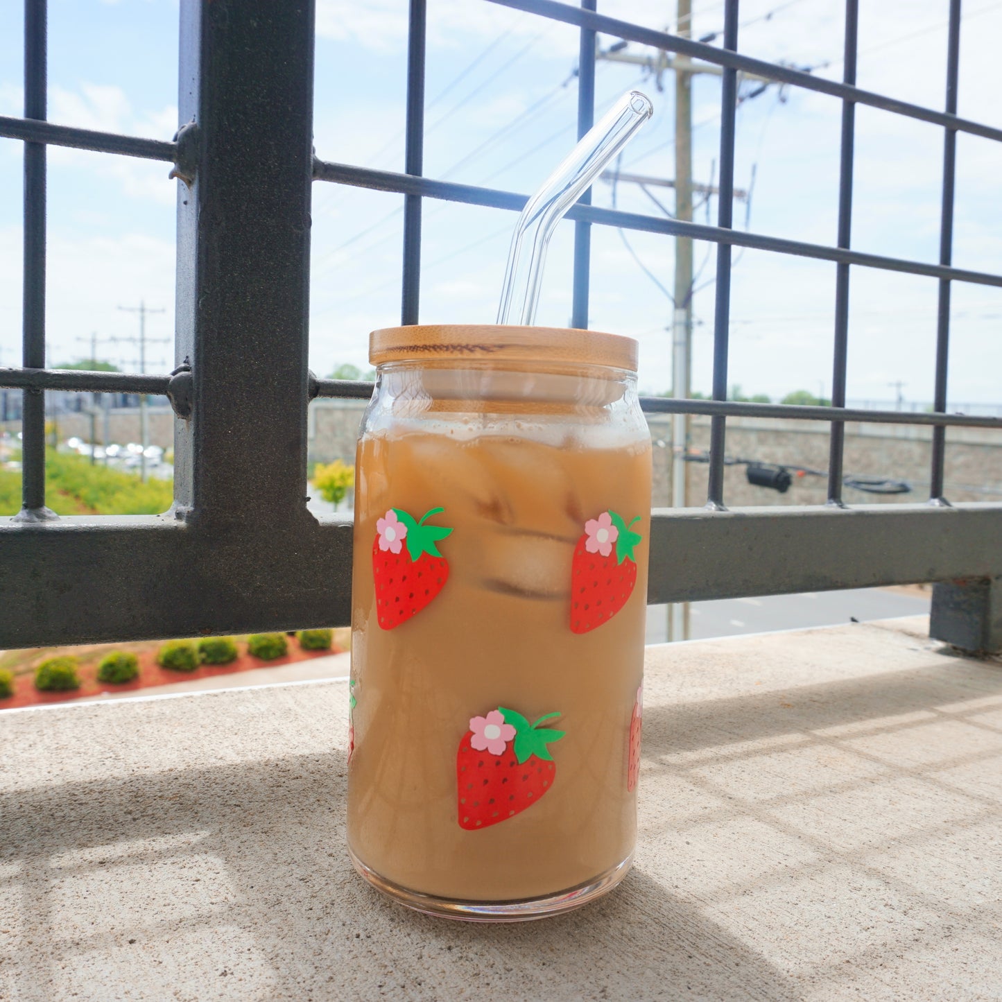 Strawberry | Glass Cup