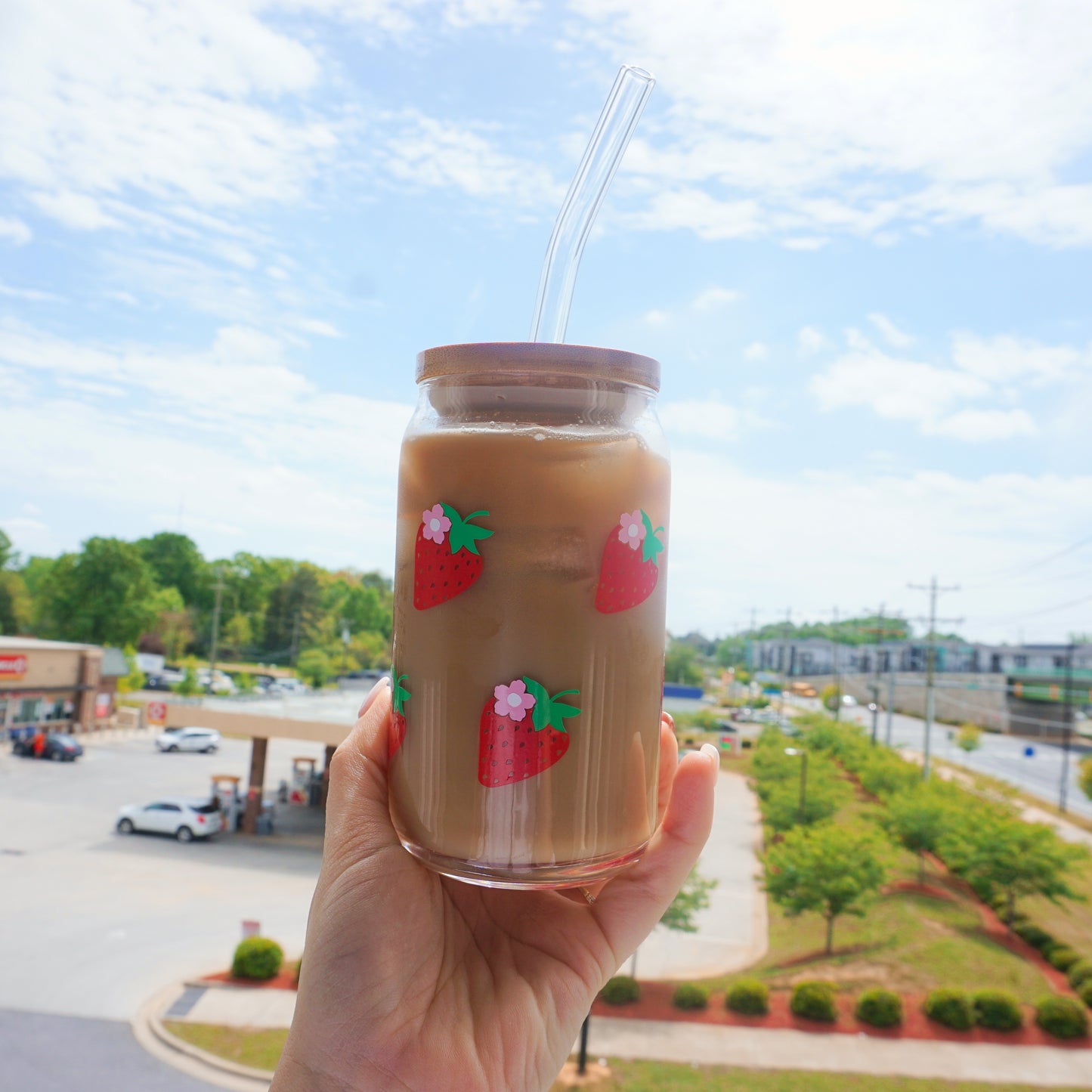 Strawberry | Glass Cup