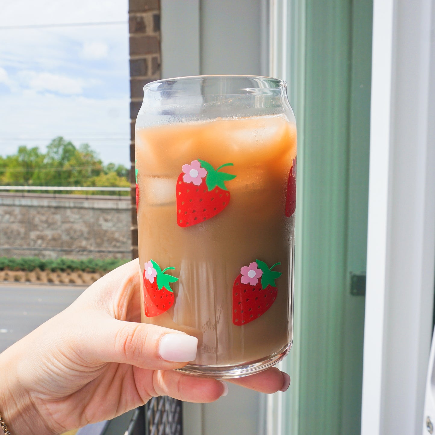 Strawberry | Glass Cup
