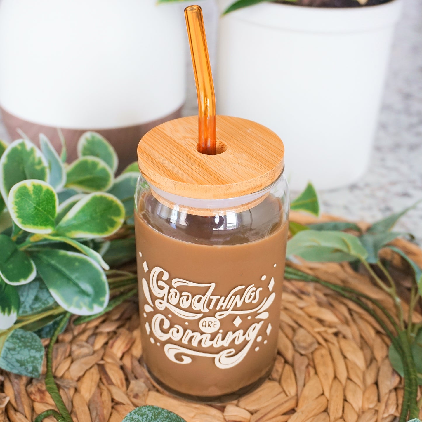 Good things are coming | Glass Cup
