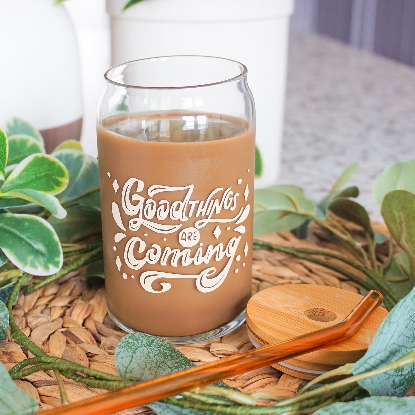Good things are coming | Glass Cup