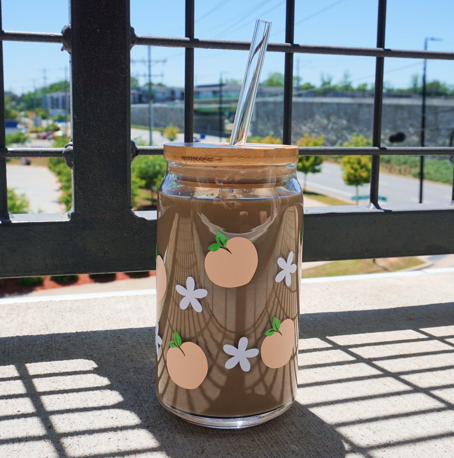 Peach | Glass Cup