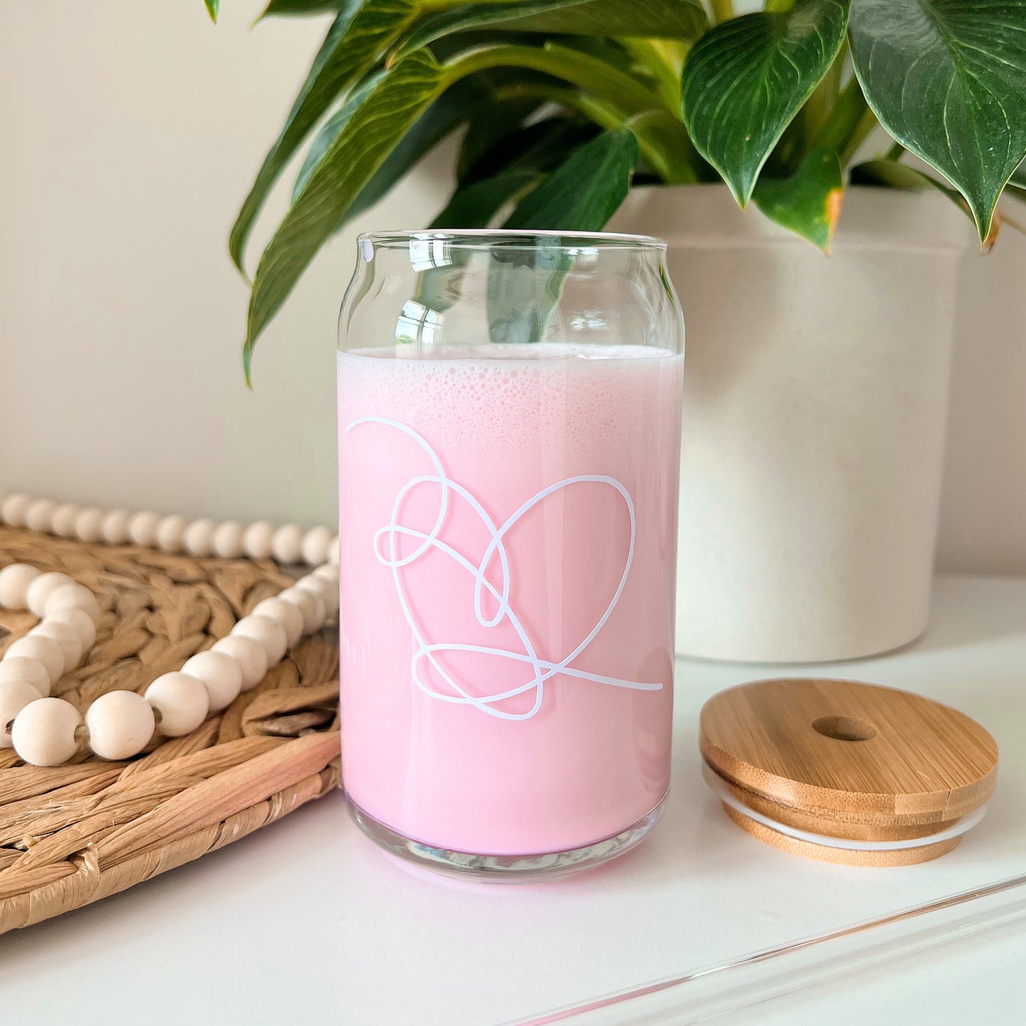 BTS "Love Yourself" Heart | Glass Cup