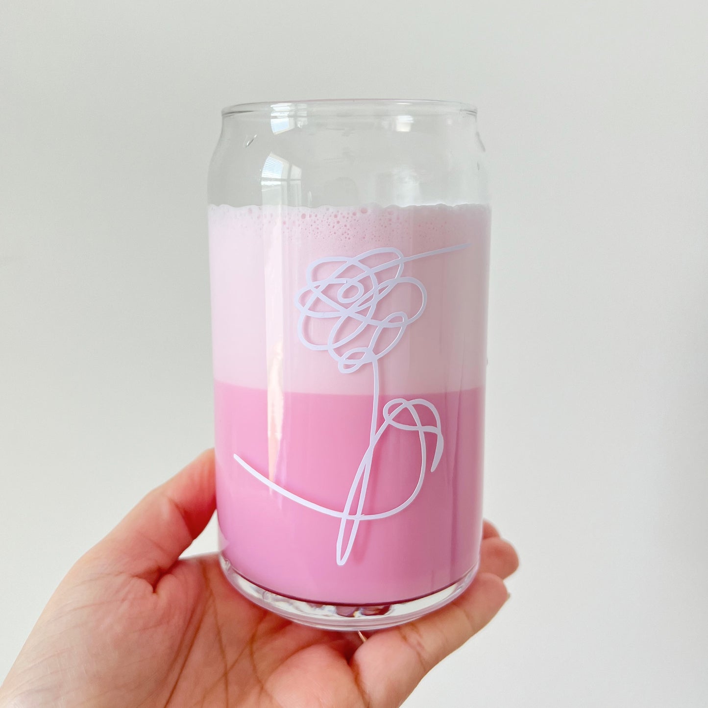 BTS "Flower" | Glass Cup