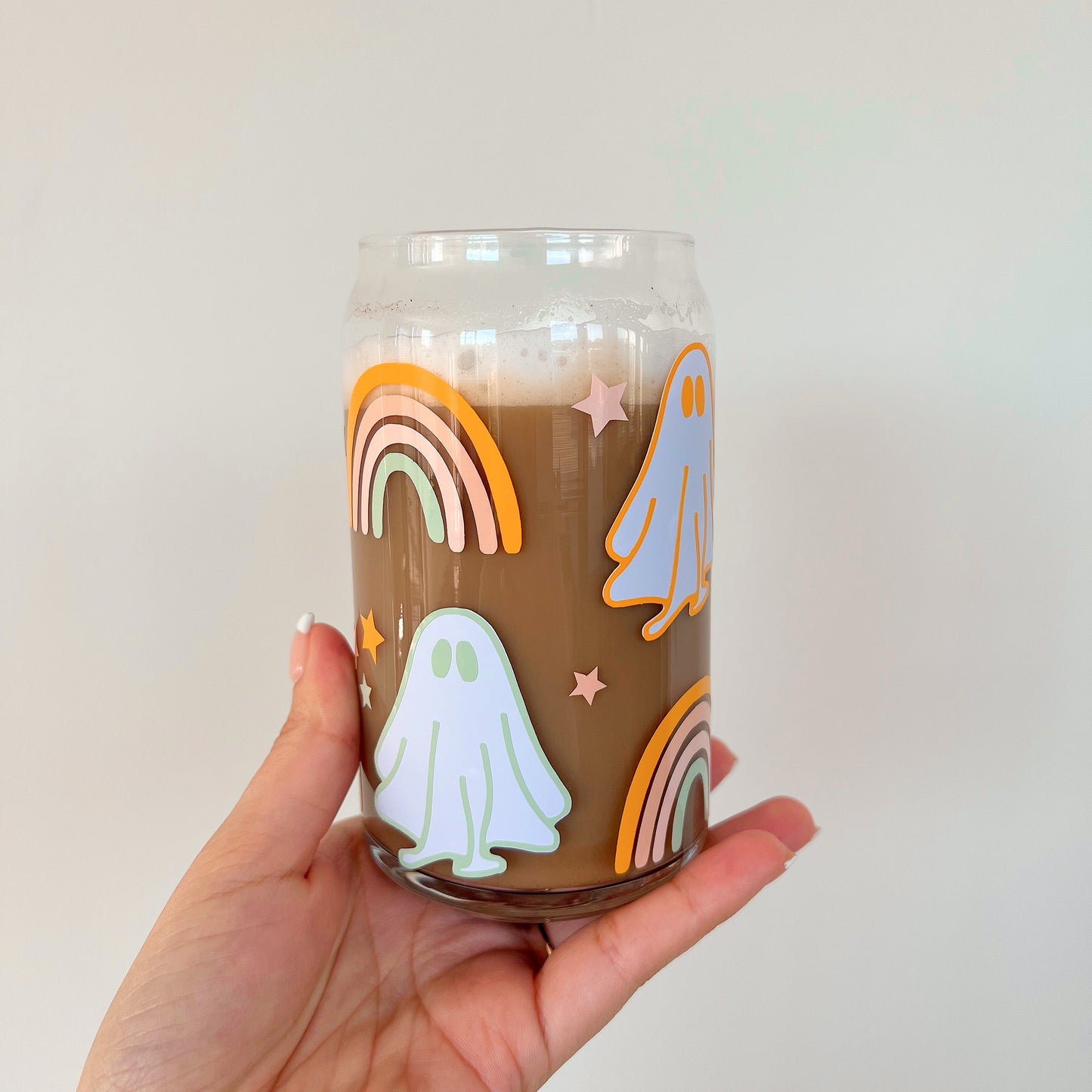 Rainbow Ghost | Glass Cup