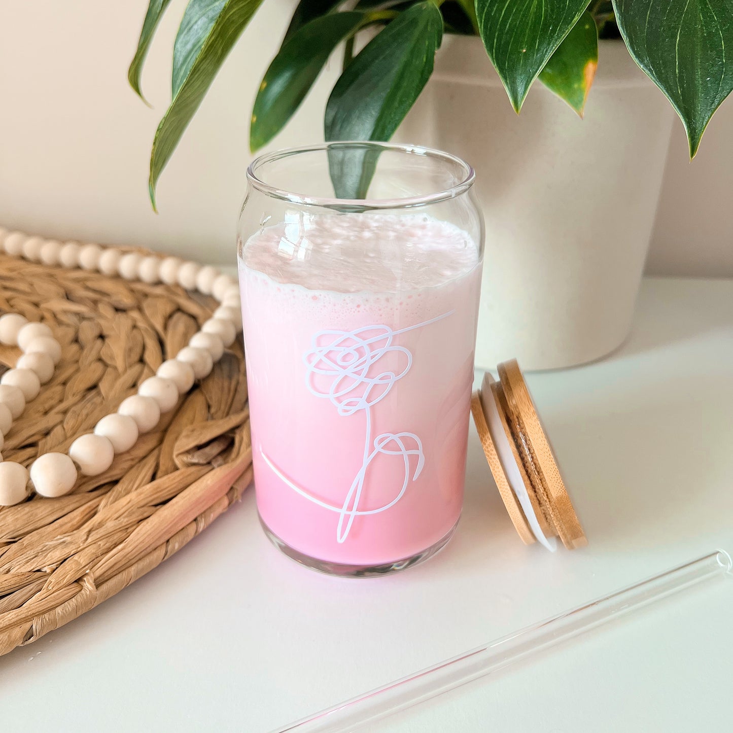 BTS "Flower" | Glass Cup