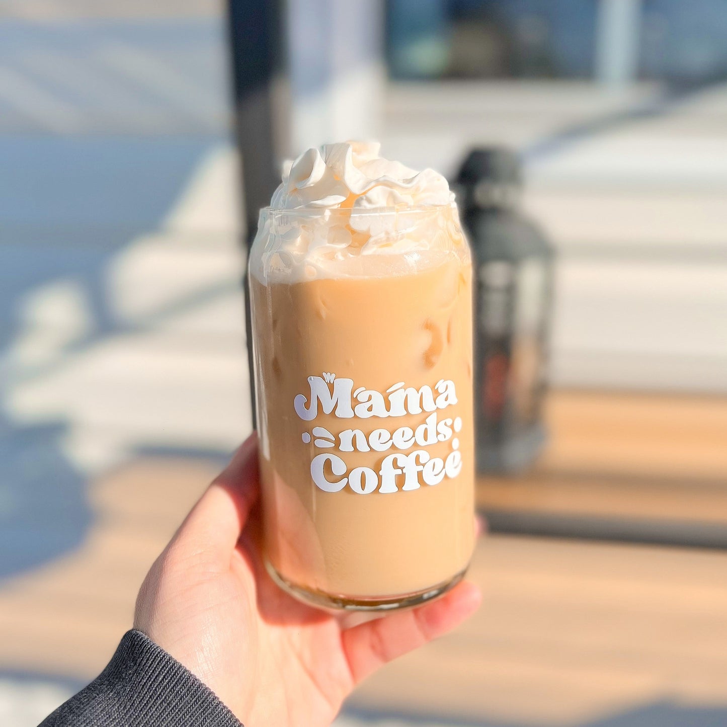 Mama Needs Coffee | Glass Cup