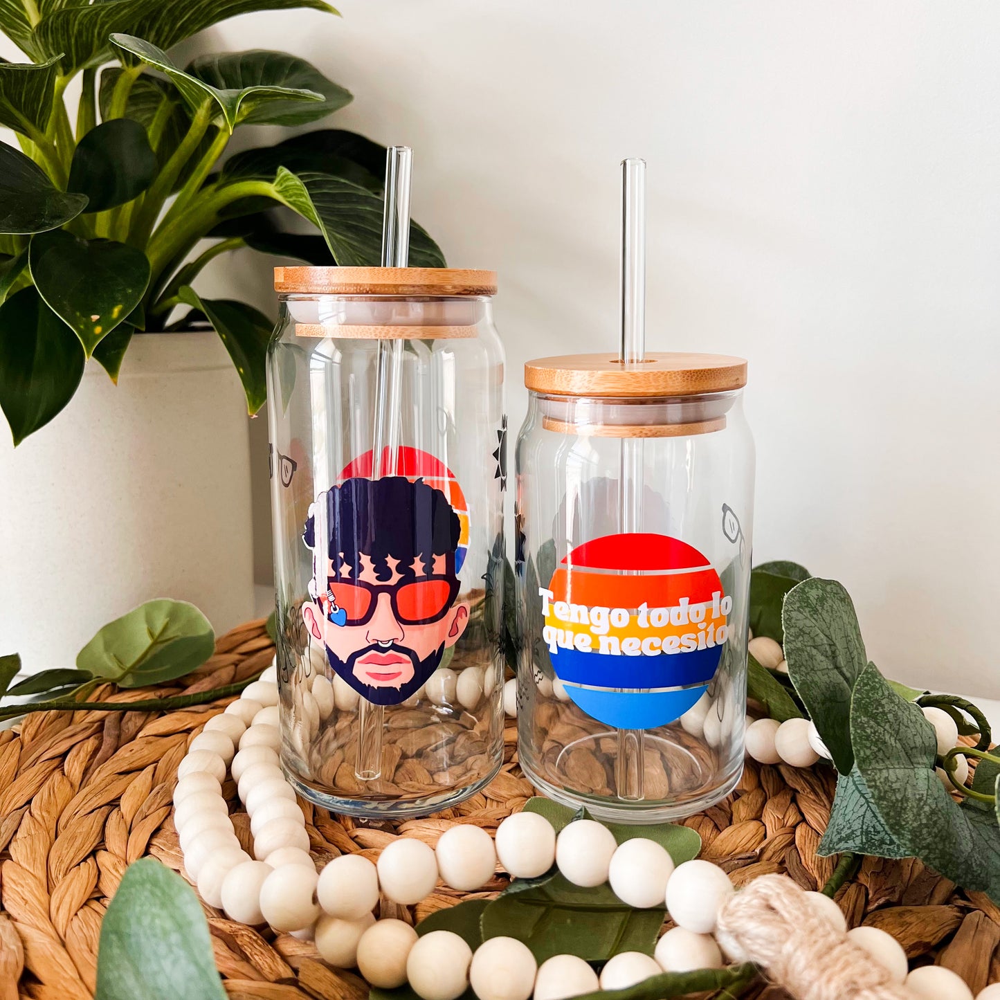 Bad Bunny "Tengo todo lo que necesito" | Glass Cup