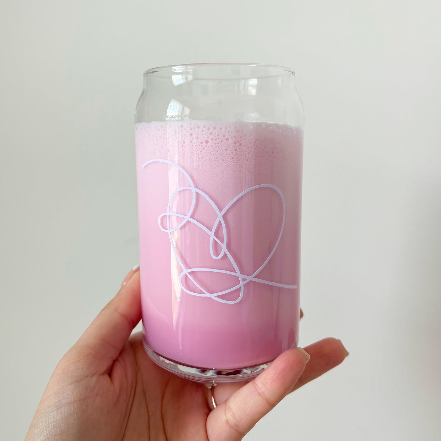 BTS "Love Yourself" Heart | Glass Cup