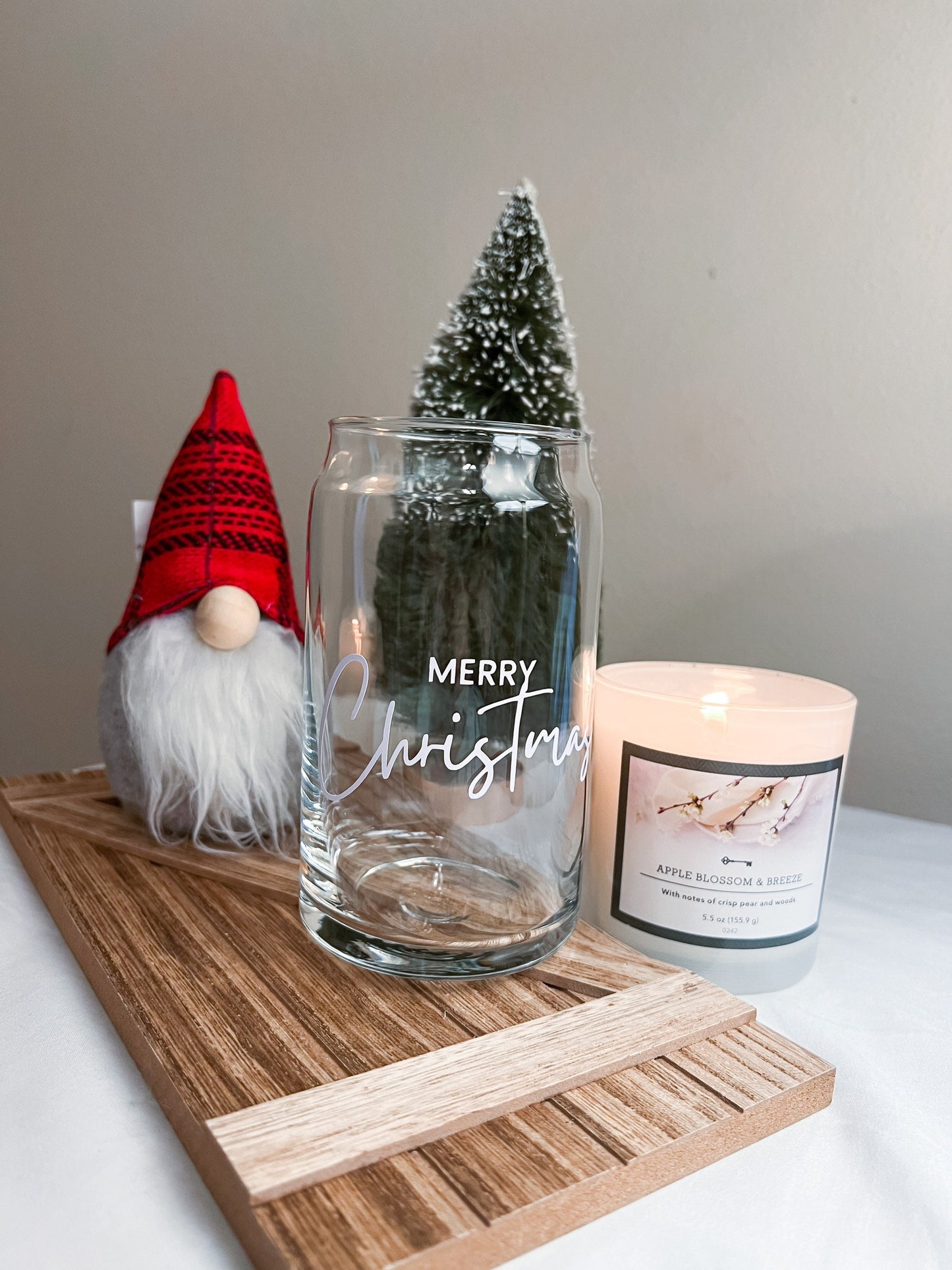 Merry Christmas | Glass Cup