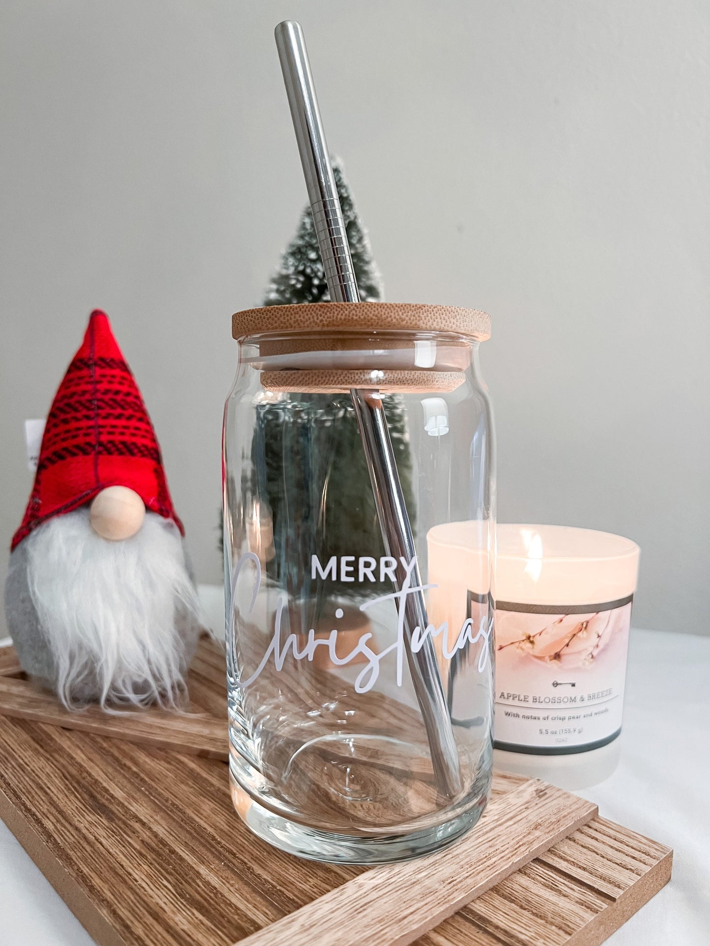 Merry Christmas | Glass Cup
