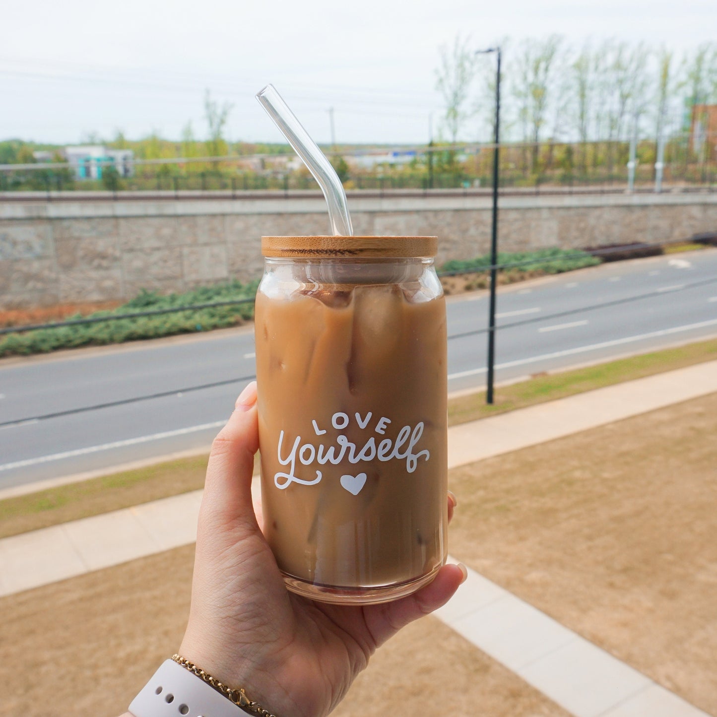 Love Yourself | Glass Cup