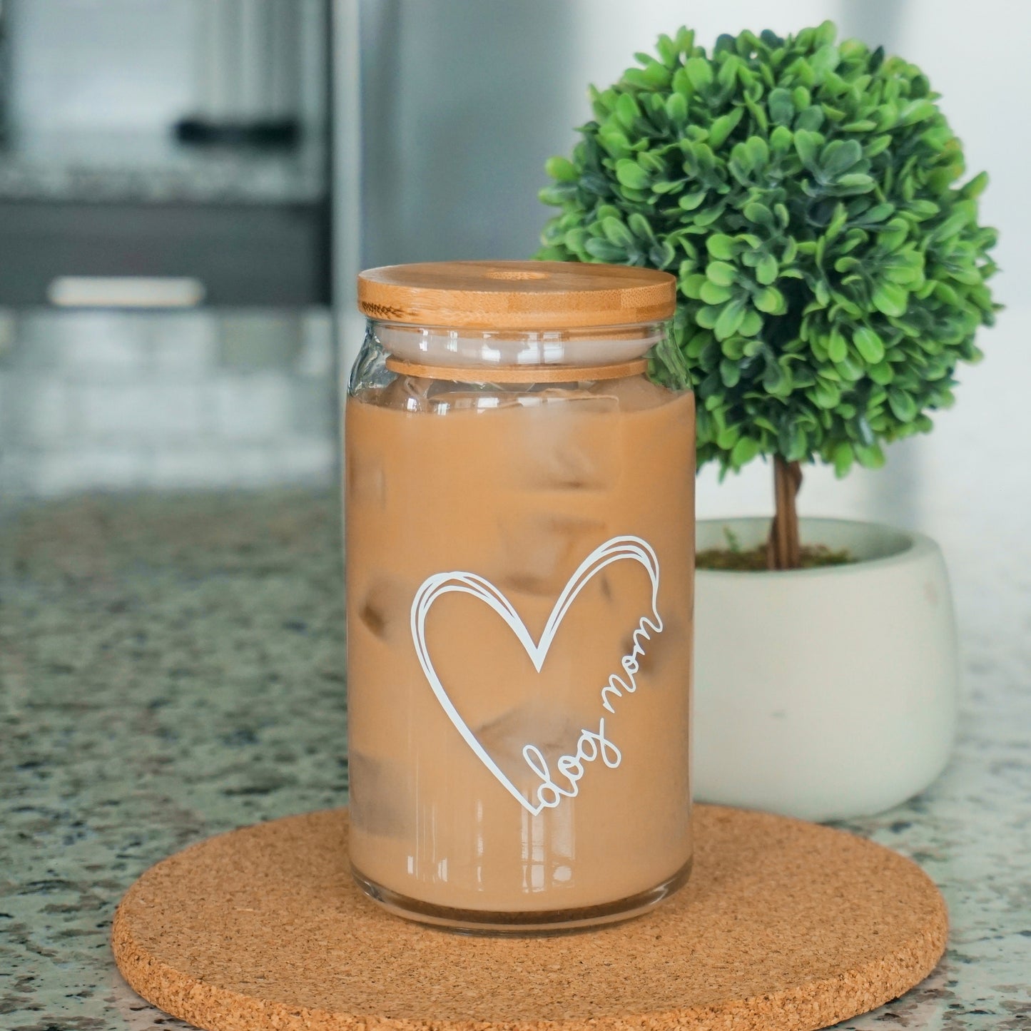 Dog Mom | Glass Cup
