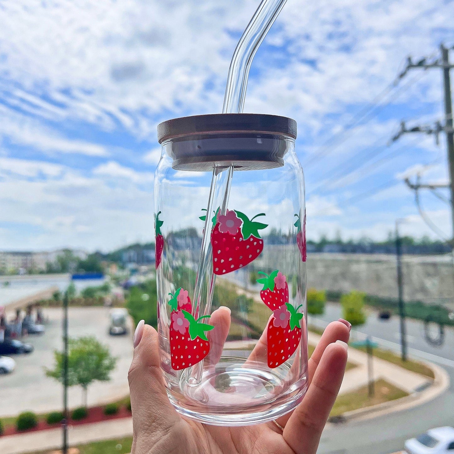 Strawberry | Glass Cup
