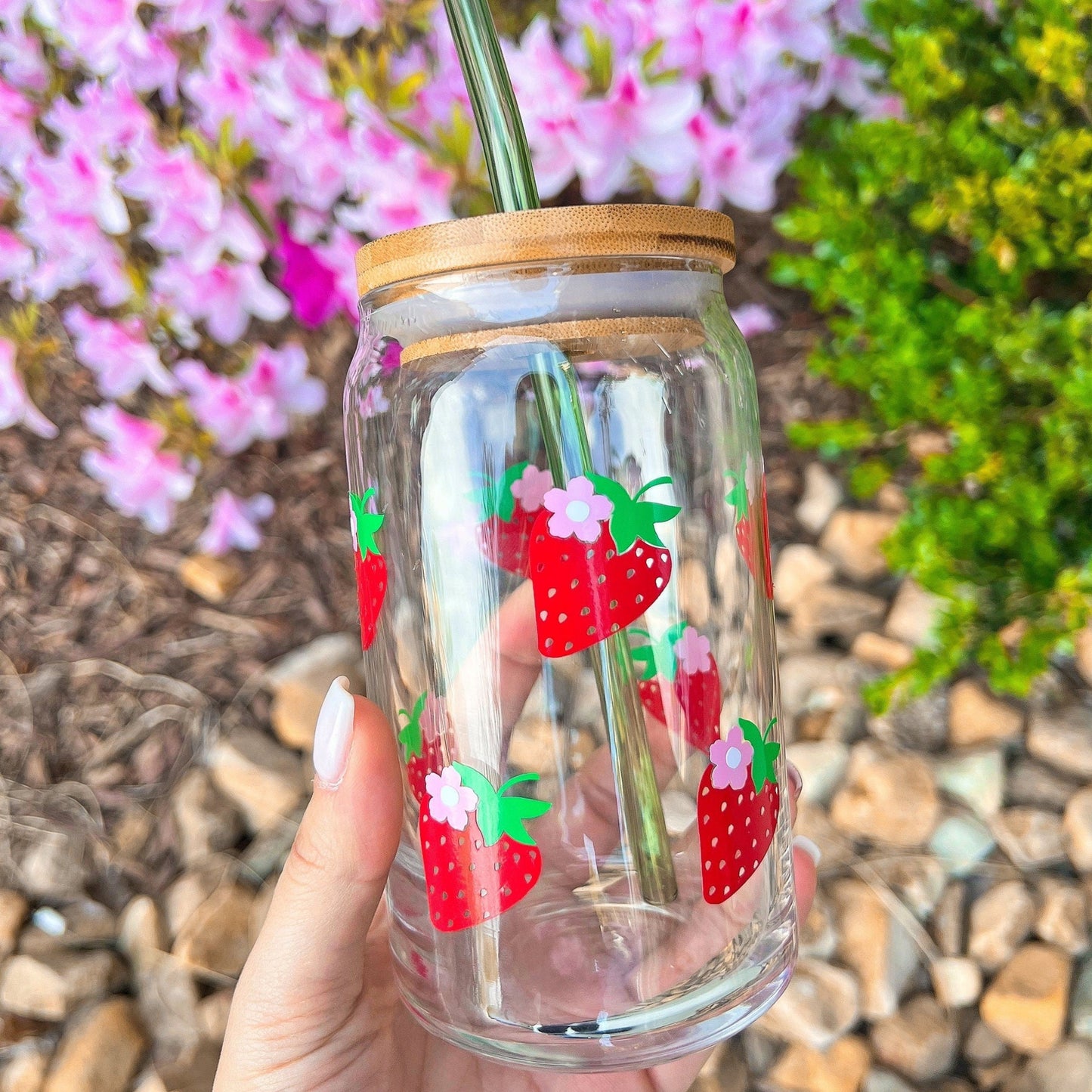 Strawberry | Glass Cup
