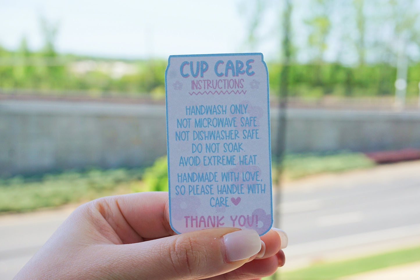 Glass Cup Care | Cards