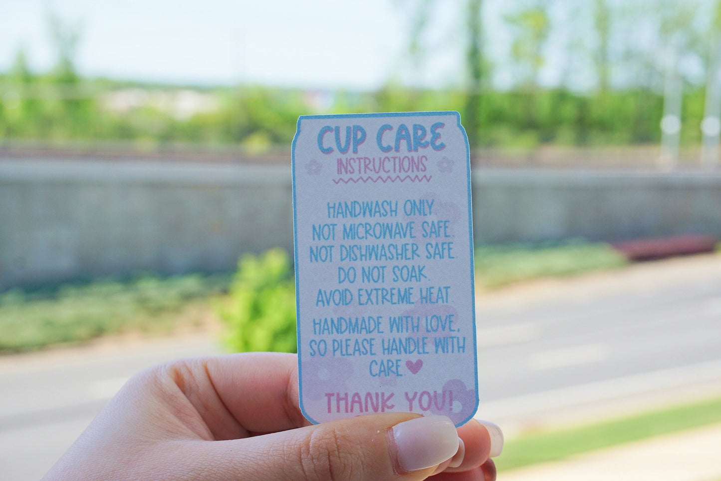 Glass Cup Care | Cards