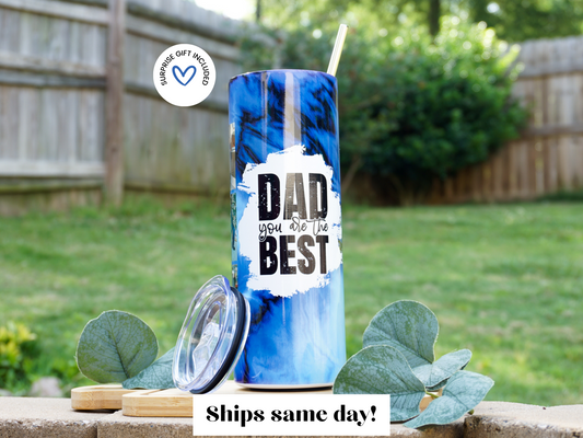 Personalized Thermal Tumbler for Father's Day: Dad, You're the Best!