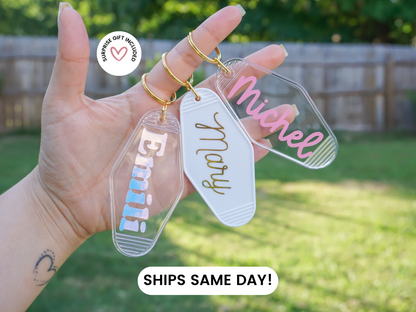 Custom Retro Keychain