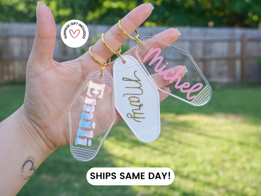Custom Retro Keychain