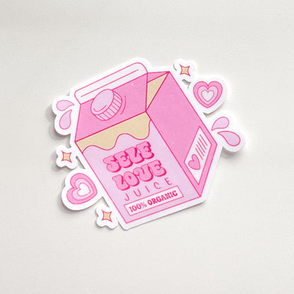 "Self Love Juice" Glossy Sticker