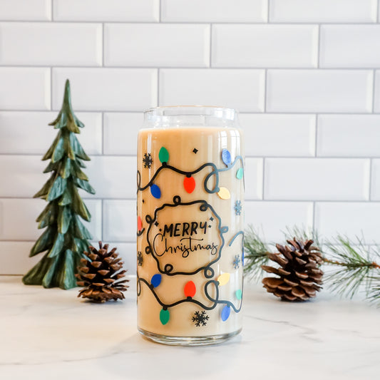 Christmas Lights | Glass Cup