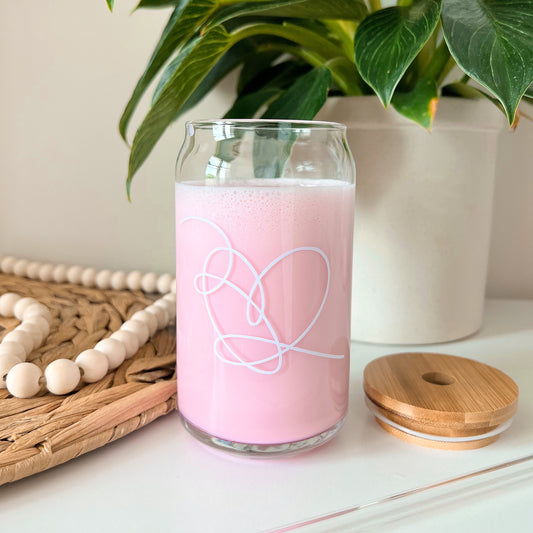 BTS "Love Yourself" Heart | Glass Cup