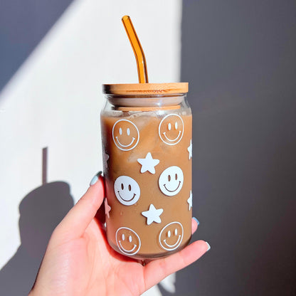 Smiley face | Glass Cup