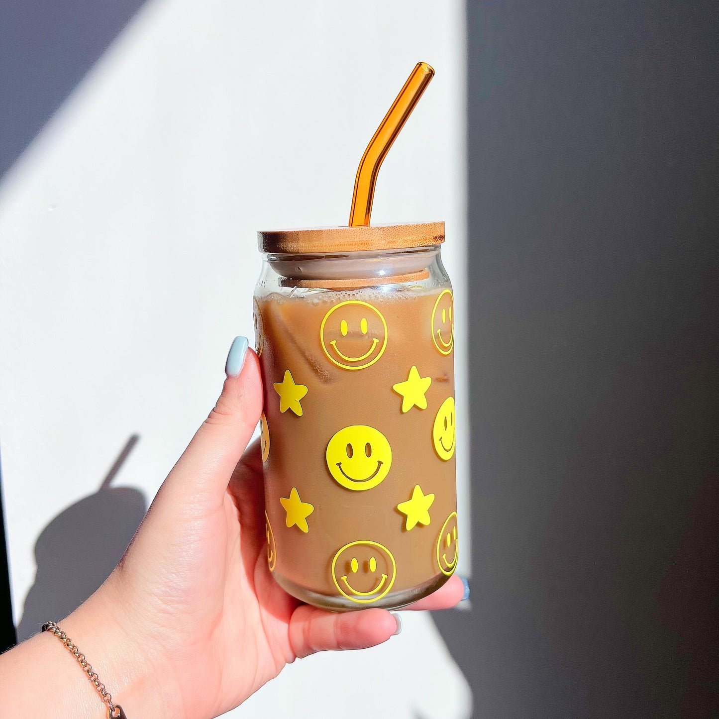 Smiley face | Glass Cup