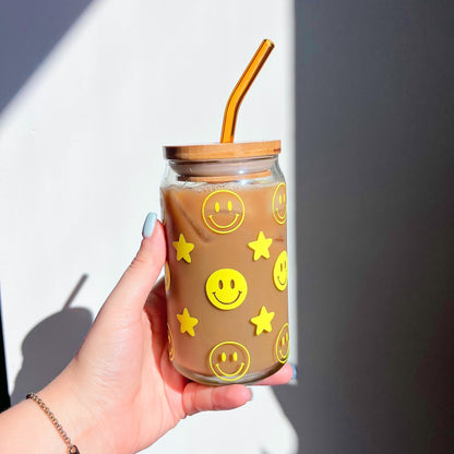 Smiley face | Glass Cup
