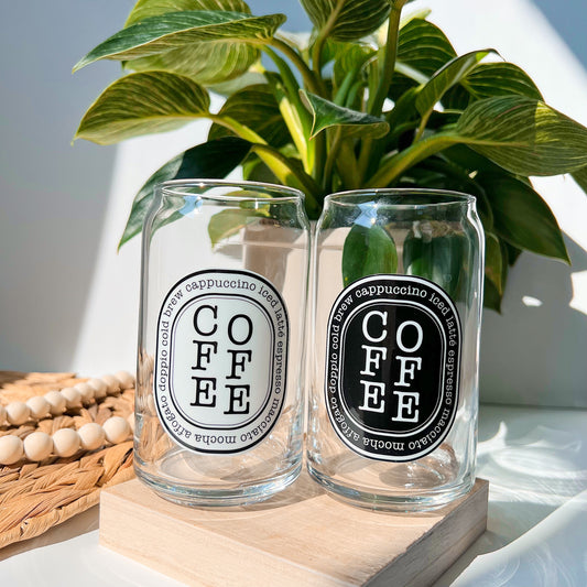 Aesthetic Coffee, Matcha, Latte | Glass Cup