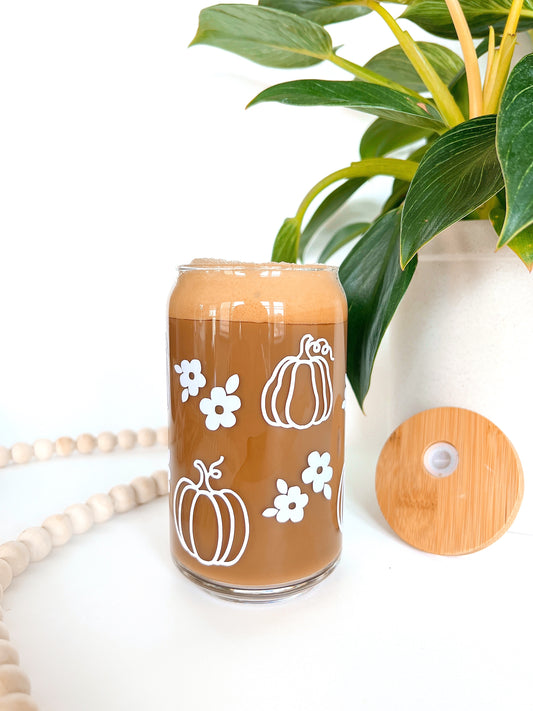 Pumpkins | Glass Cup