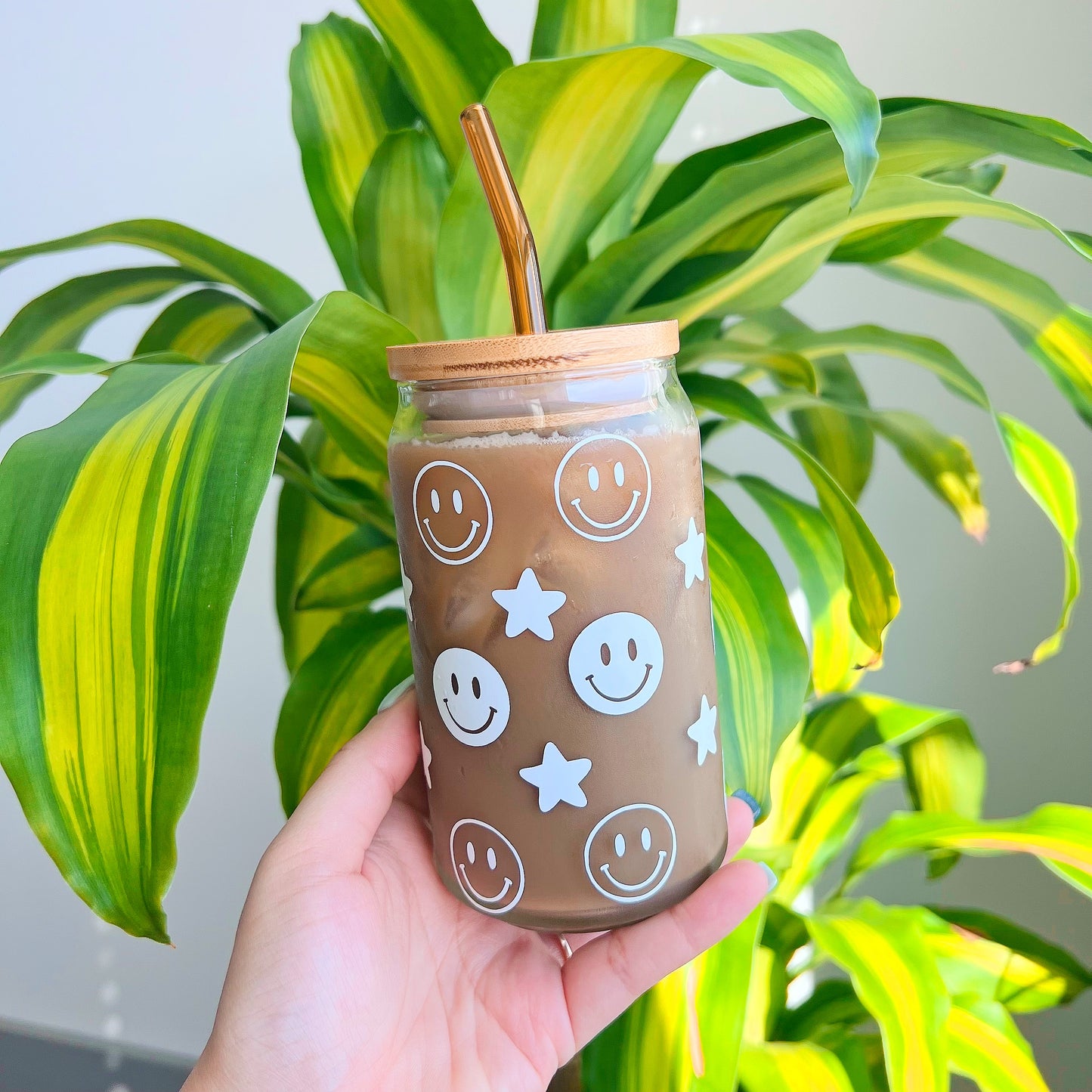 Smiley face | Glass Cup