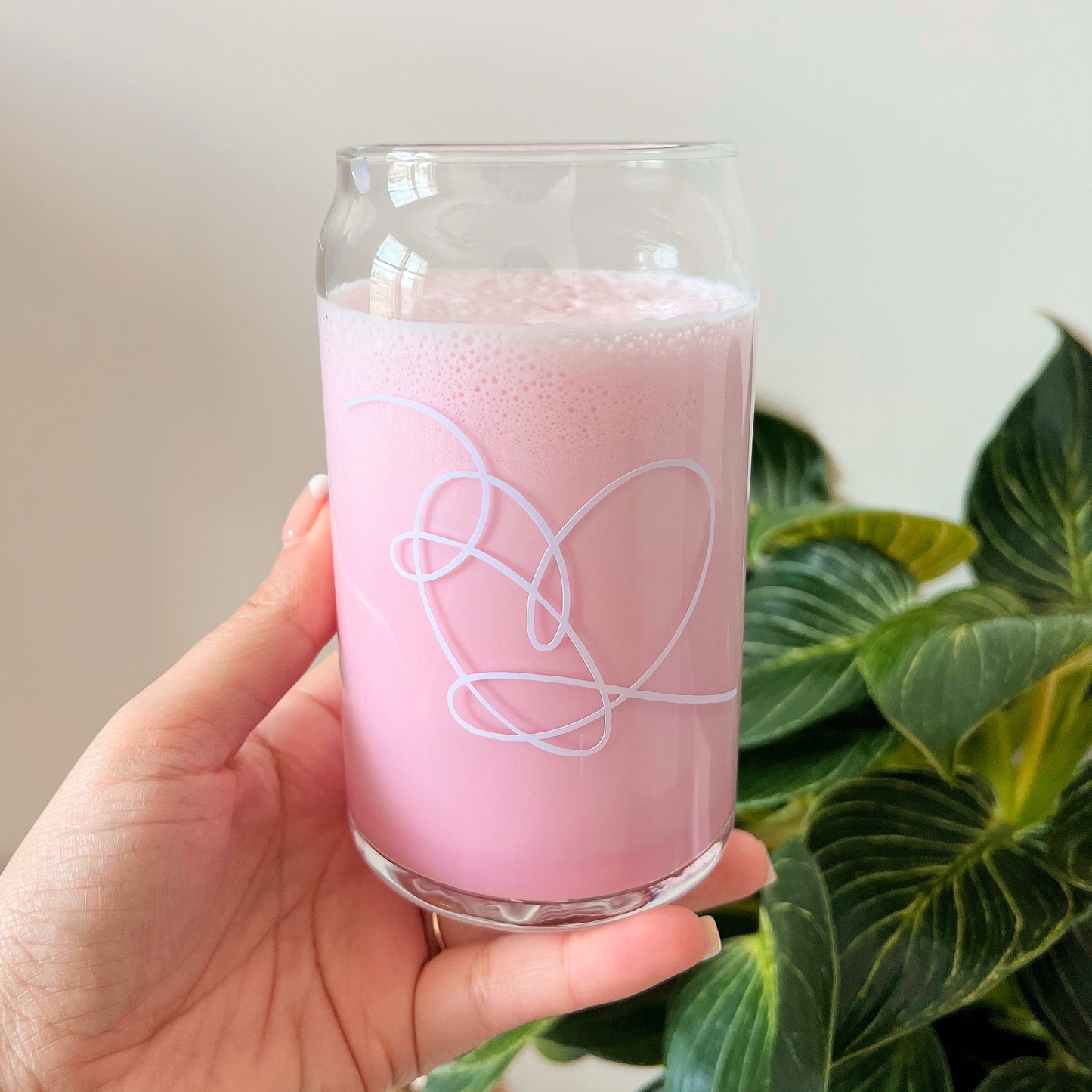 BTS "Love Yourself" Heart | Glass Cup