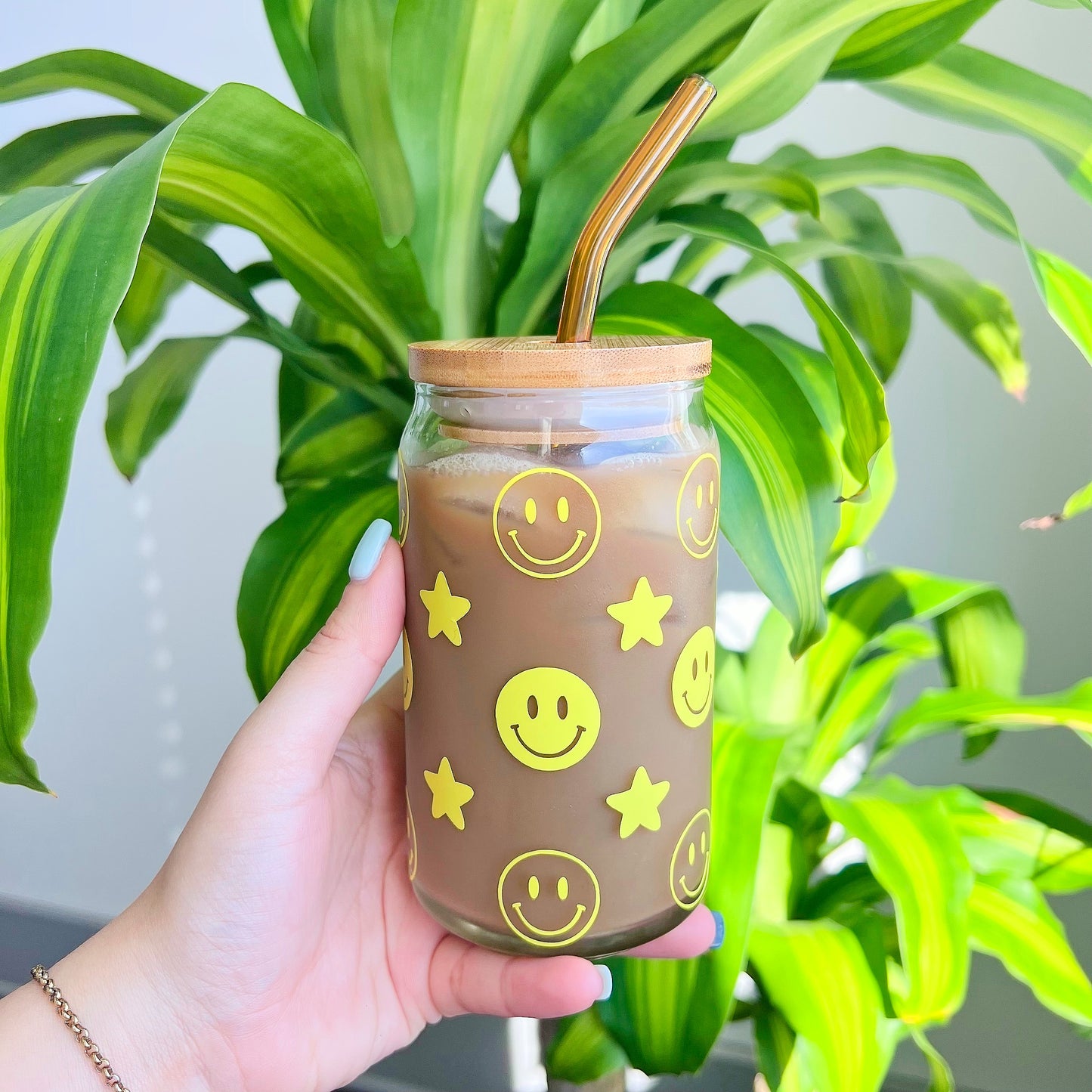 Smiley face | Glass Cup