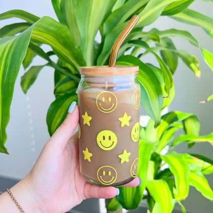 Smiley face | Glass Cup