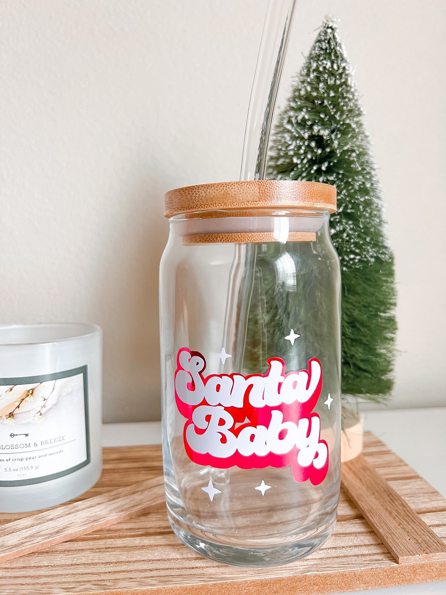 Merry Christmas | Glass Cup