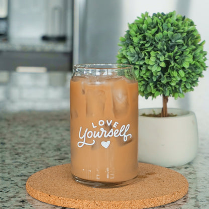 Love Yourself | Glass Cup