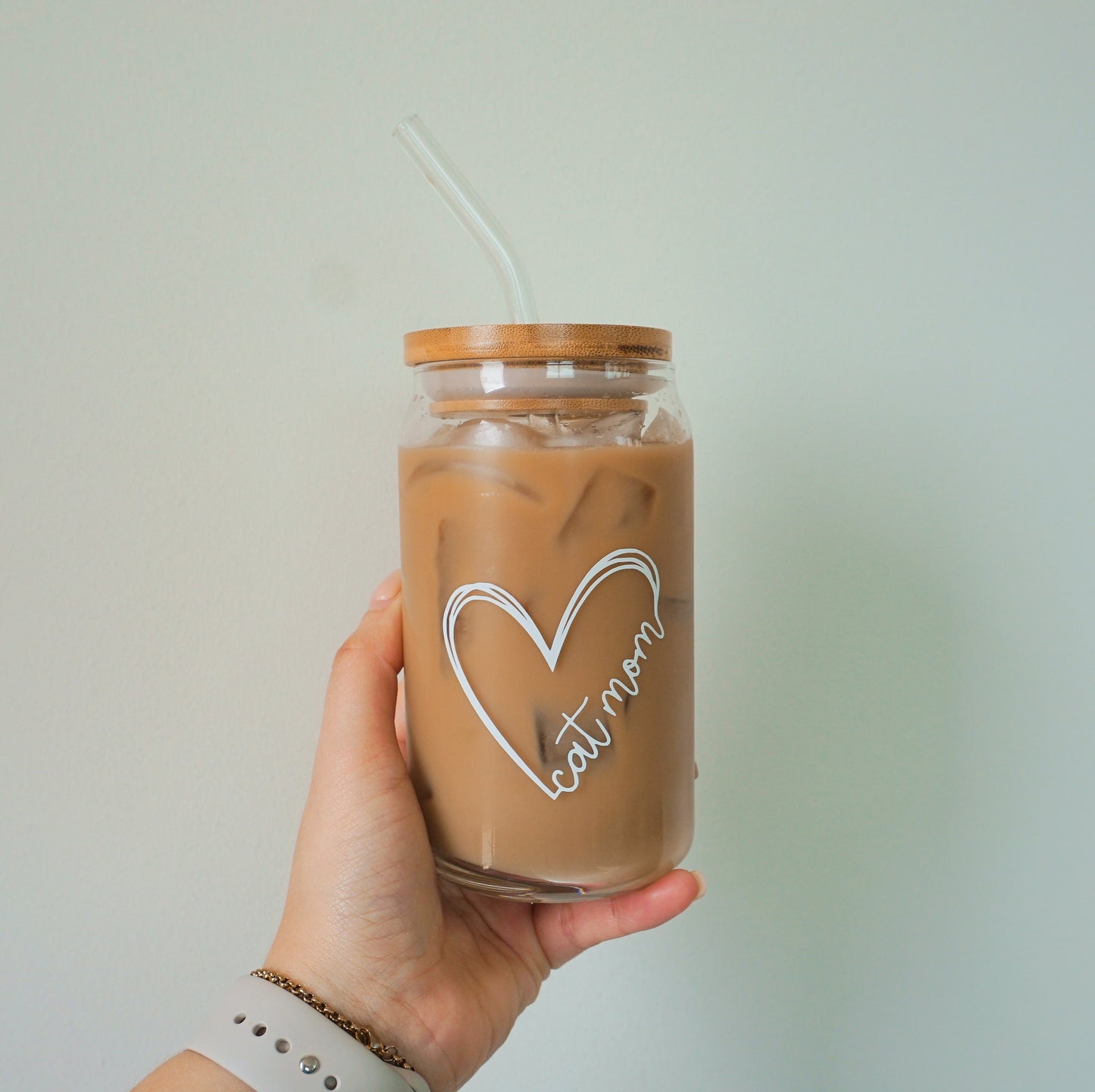 Cat Mom | Glass Cup