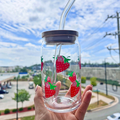 Strawberry | Glass Cup