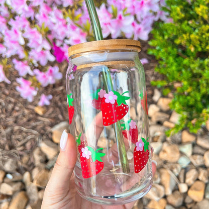 Strawberry | Glass Cup